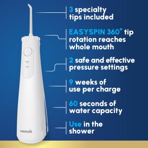 Juhtmevaba suu irrigaator Waterpik WF-26 White - Pilt 7